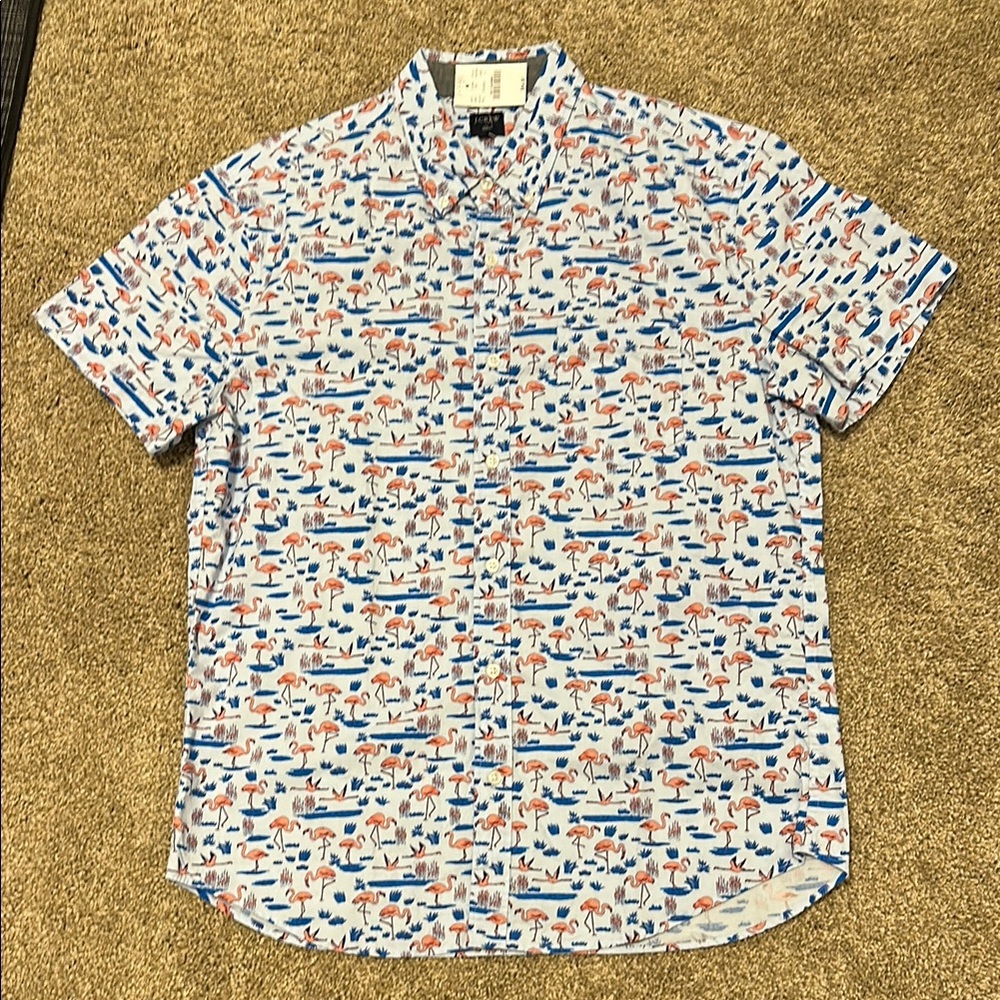 Flamingo button down - Picture 2 of 5